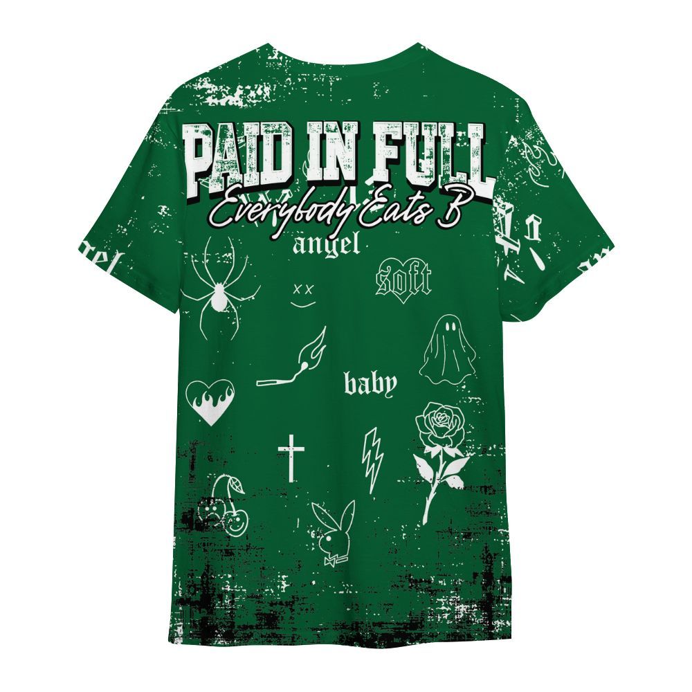 Shirt To Match Bucks 12s - Paid In Full Money All Over Print