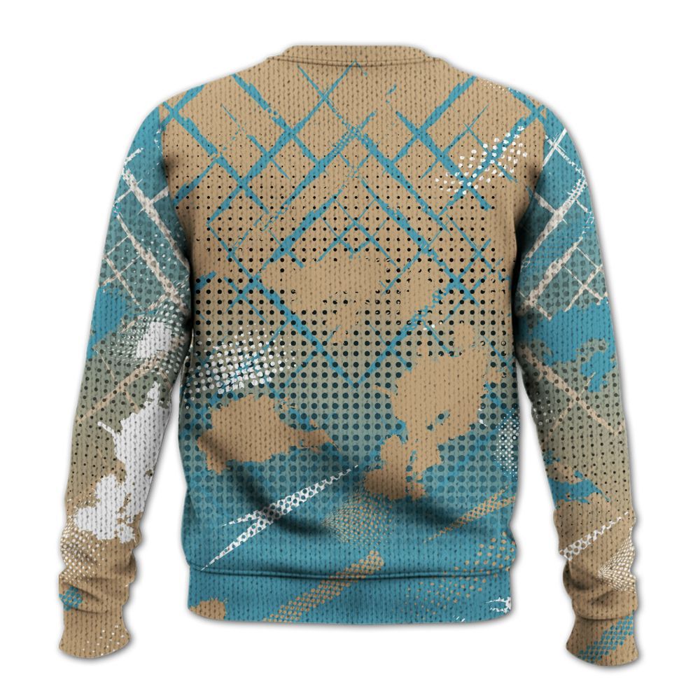 Sweater To Match H-Town 11s - Halftone Stand Business Dripping Graphic