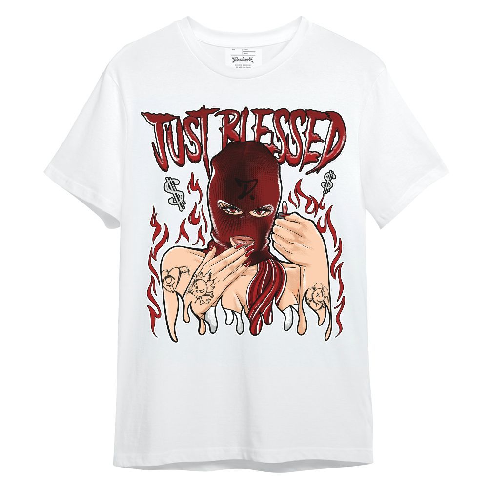 Shirt To Match Red Taxi 12s - Blessed!! Unisex Shirt