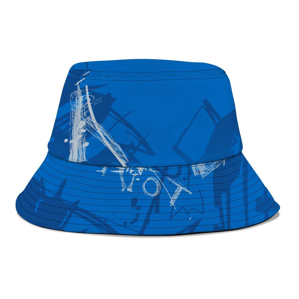 Bucket Hat To Match Blueberry 12s - False Romance Hugz Messyz Graphic