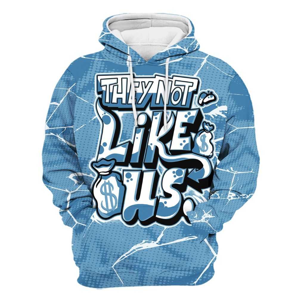 Hoodie To Match High OG UNC Reimagined 1s - Dislike Us Graphic All Over Print