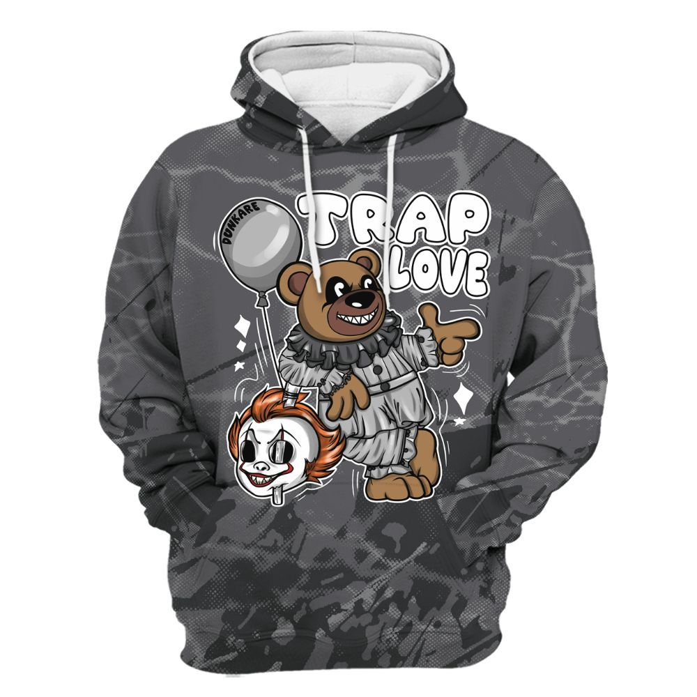 Hoodie To Match White Thunder 4s - Trap Loves Bear Profound All Over Print