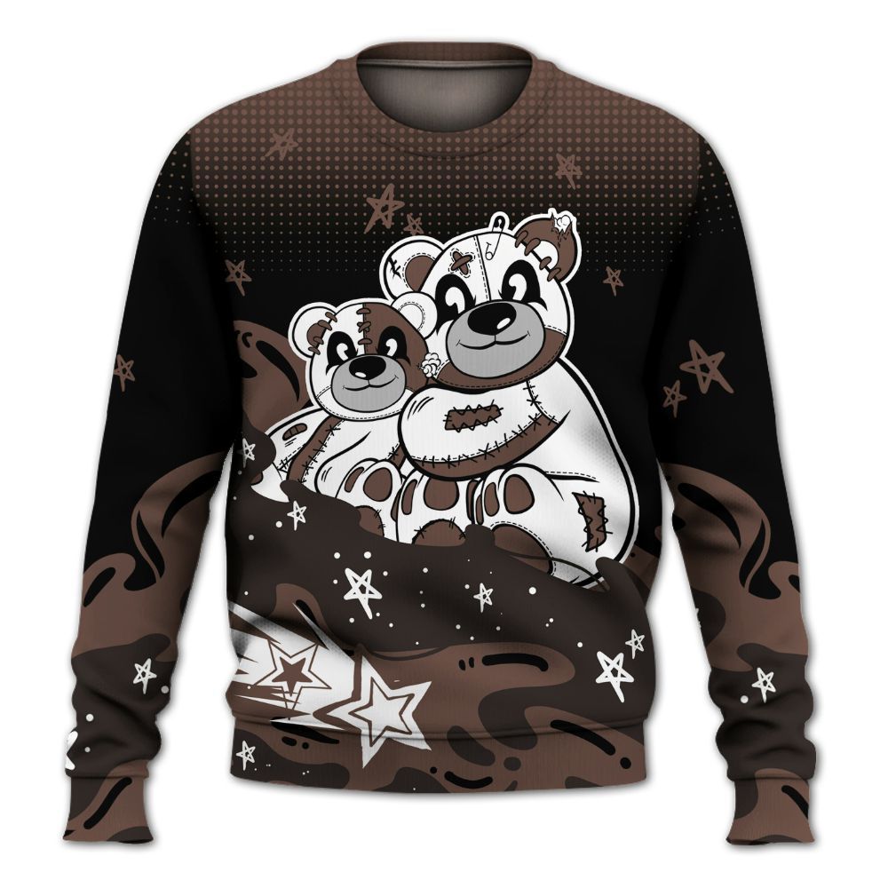 Sweatshirt To Match Air Force 1 Low Escape - Sincere Fondness Bear Stars All Over Print