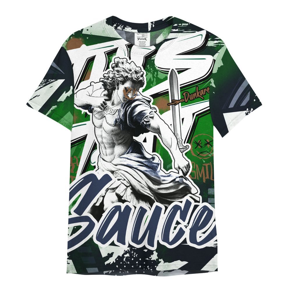 Shirt To Match Midnight Navy 13s - This That Sauce Retro All Over Print