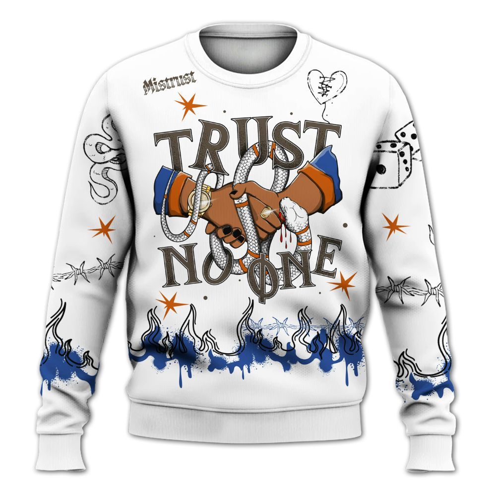 Sweatshirt To Match Palermo GS League - Trust No One Snake-Bite Doodle Crayon All Over Print