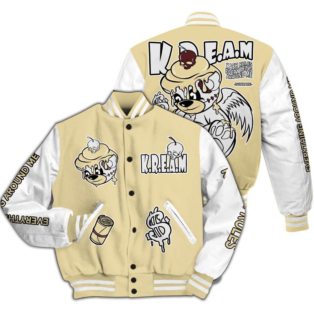 Varsity Jacket To Match Women Phantom 12s - Loot Bear All Over Print