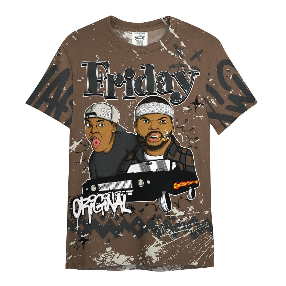 Shirt To Match Palomino 1s - Friday Sneaker Crayon All Over Print