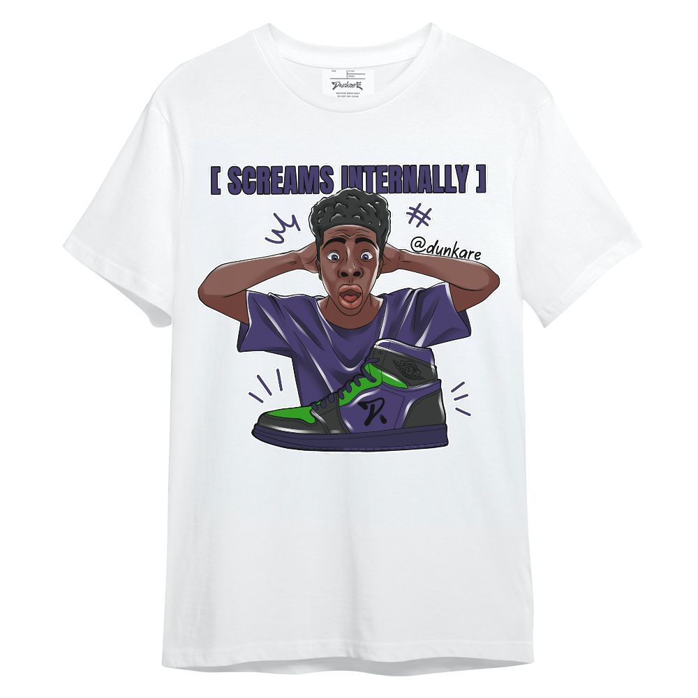 Shirt To Match Retro Court Purple 13s - Scream Internally Unisex Shirt