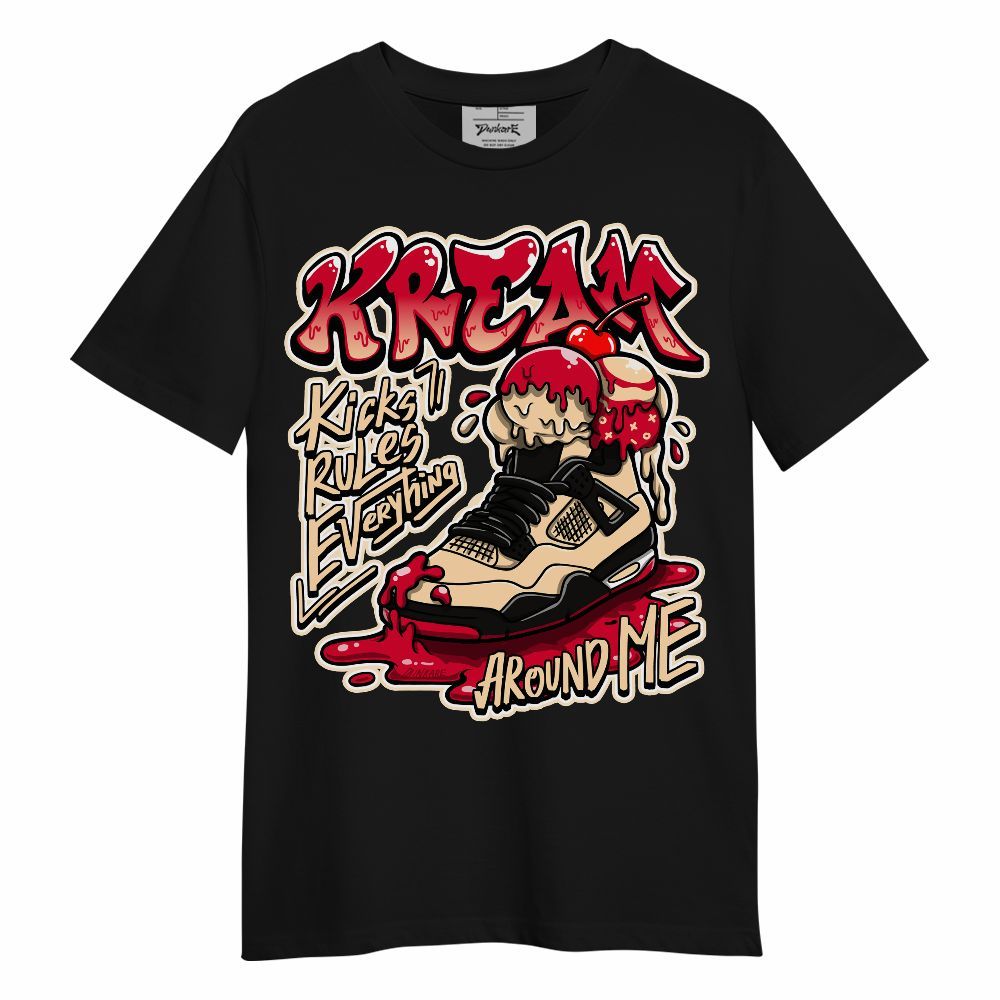 Shirt To Match Retro Pizza GS 4s - Kream Kicks Rule Everything Graphic