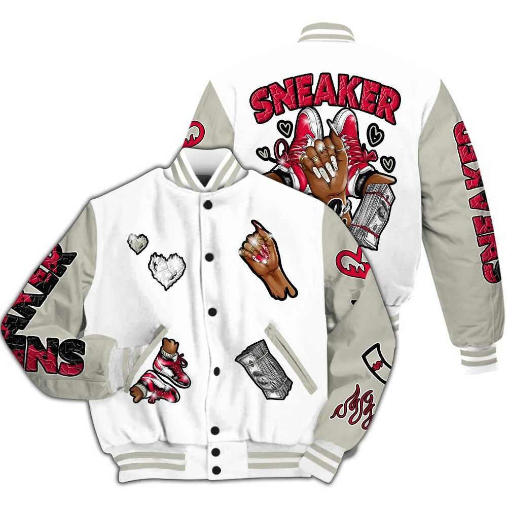 Varsity Jacket To Match Type 39s SOL - Sneakerz Girlz All Over Print