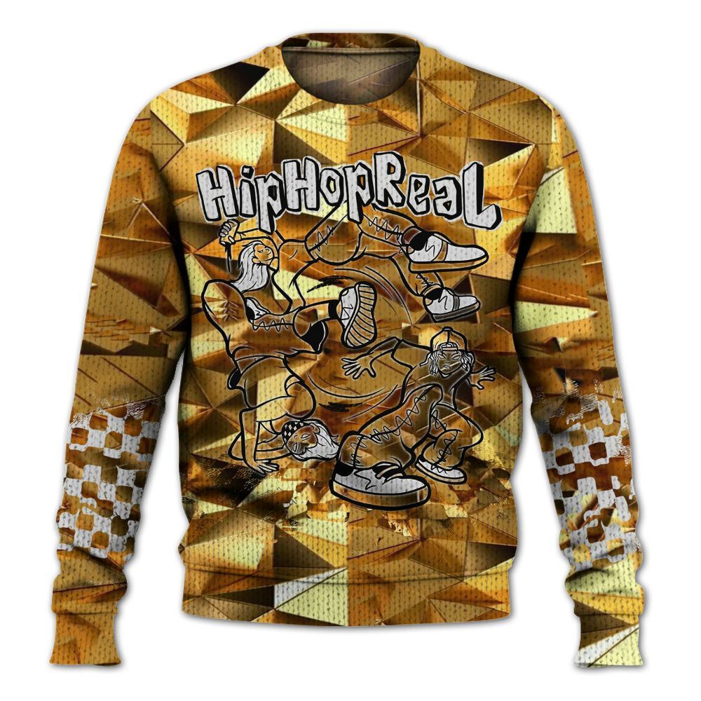 Knitted Sweater To Match NET Gold 4s - Feel Life Street Style