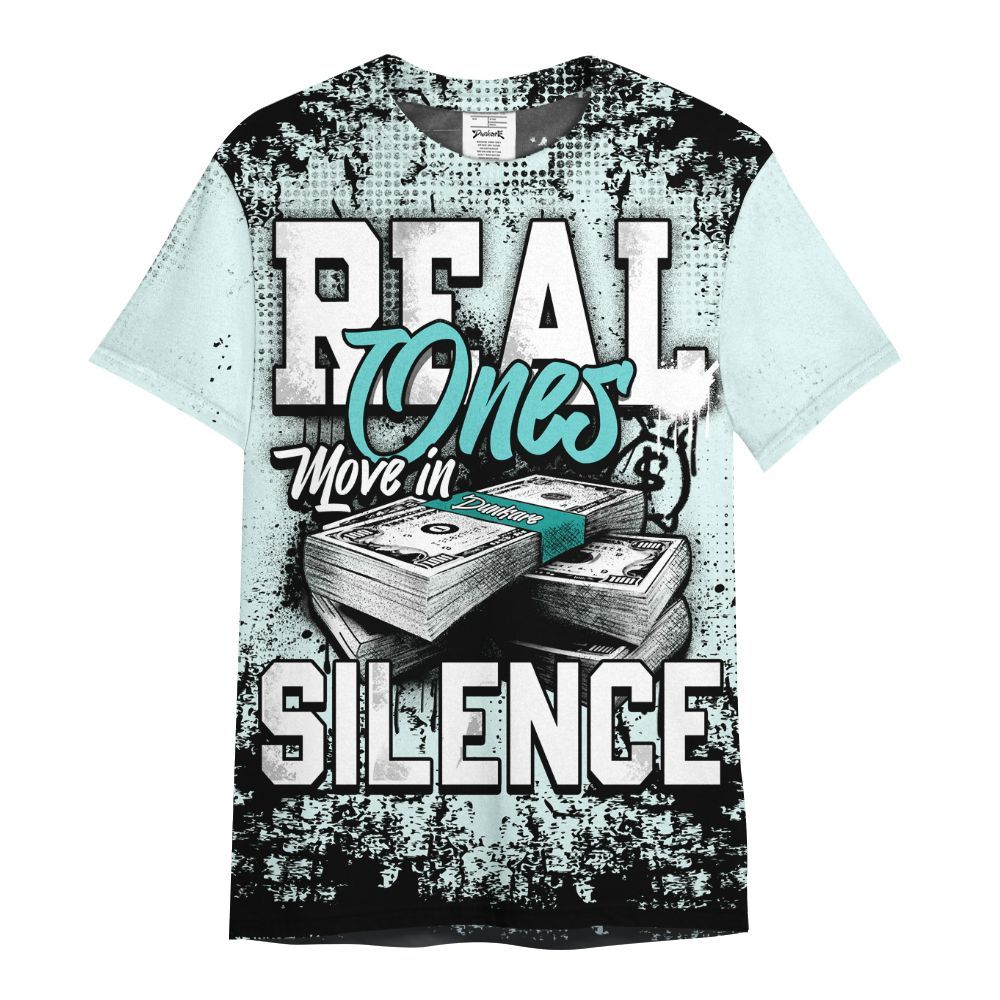 Shirt To Match KD 4 Easter Mint Candy - Move In Silence Money Retro All Over Print