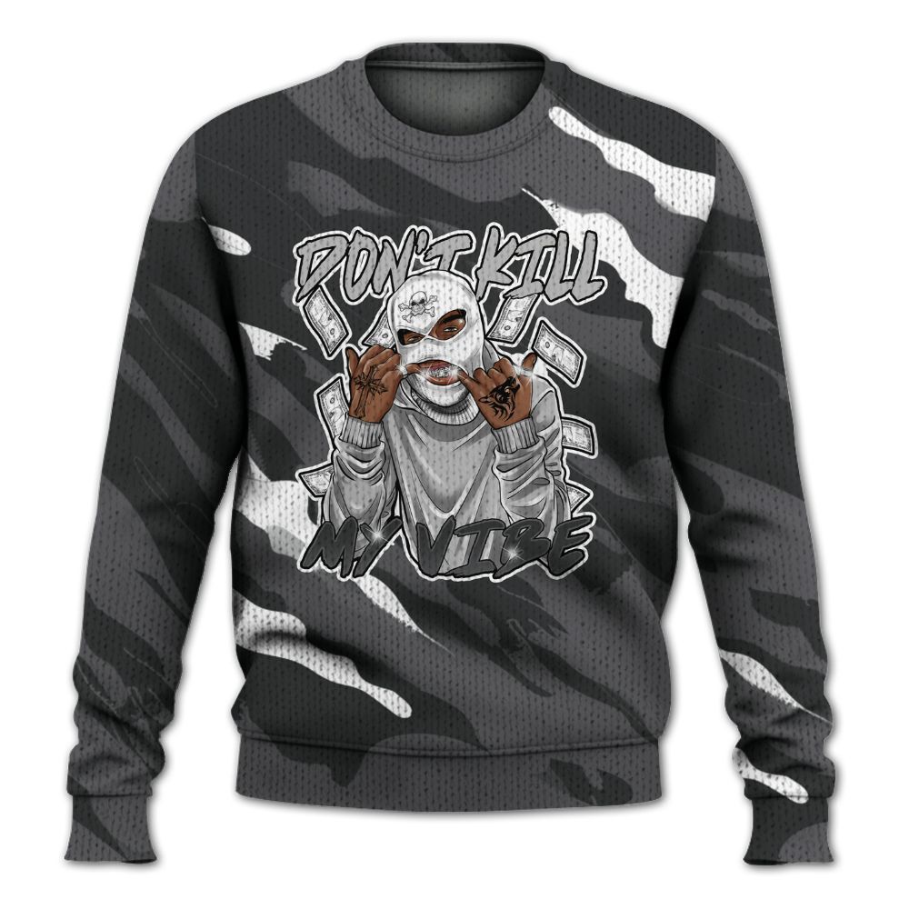 Knitted Sweater To Match White Thunder 4s - Vibe.Unique Colored