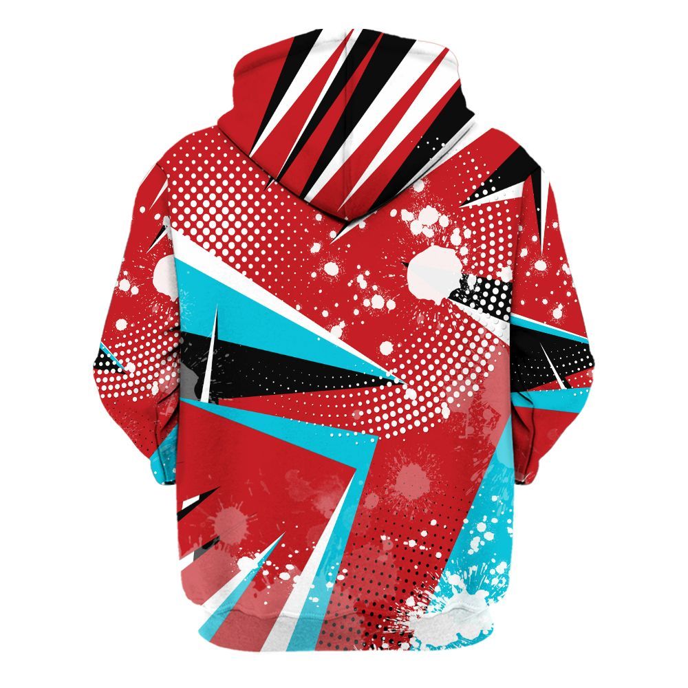 Hoodie To Match Dunk Low Fruity Pebbles - Poly Trust No One Dripping All Over Print