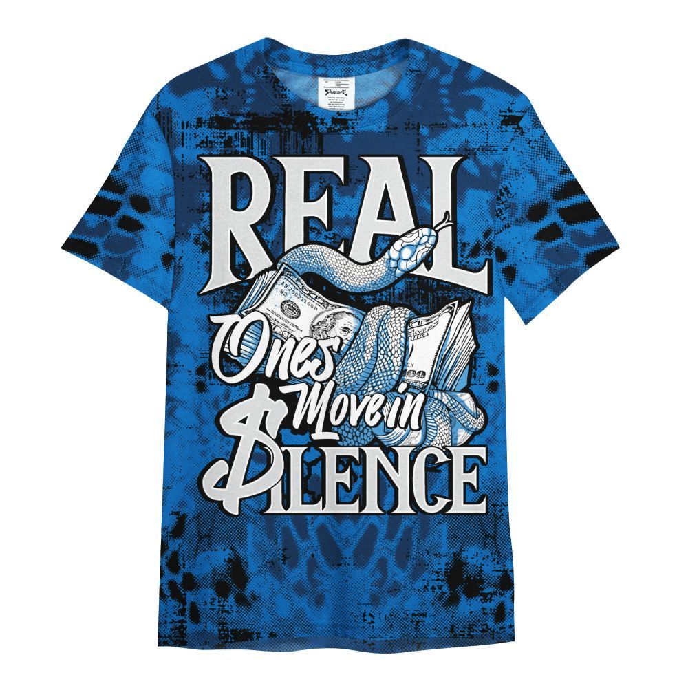 Shirt To Match Blueberry 12s - Snake Move In Silence All Over Print
