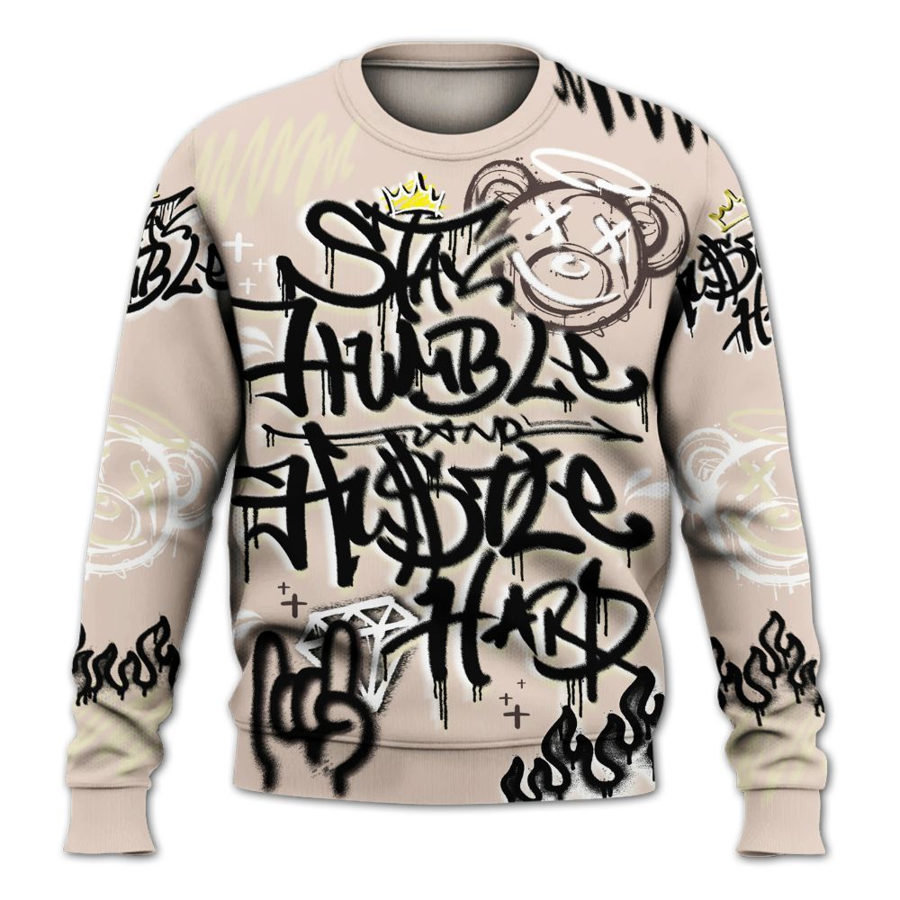 Sweatshirt To Match A Ma Maniere X Fossil Stone 4s - Humble Drip Streetwear Graffity All Over Print