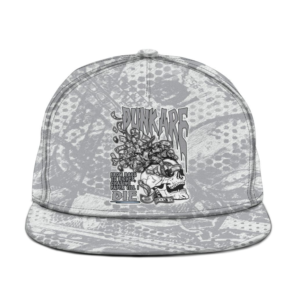 Snapback To Match Low OG Wolf Grey 1s - From Rags To Riches Graphic