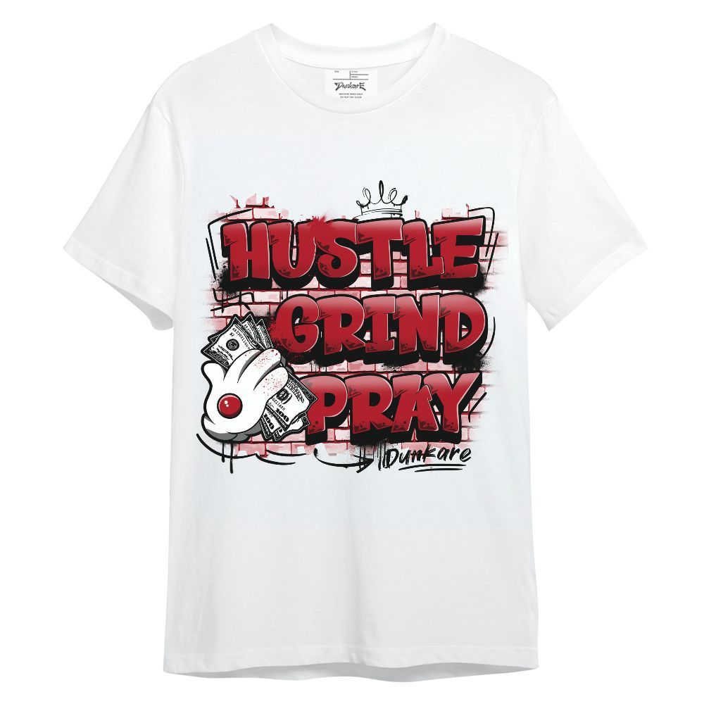 Shirt To Match Bred Velvet 11s - Husltes Grind Pray Unisex Shirt