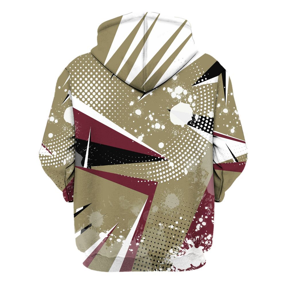 Hoodie To Match Black Olive 7s - Poly Trust No One Dripping All Over Print