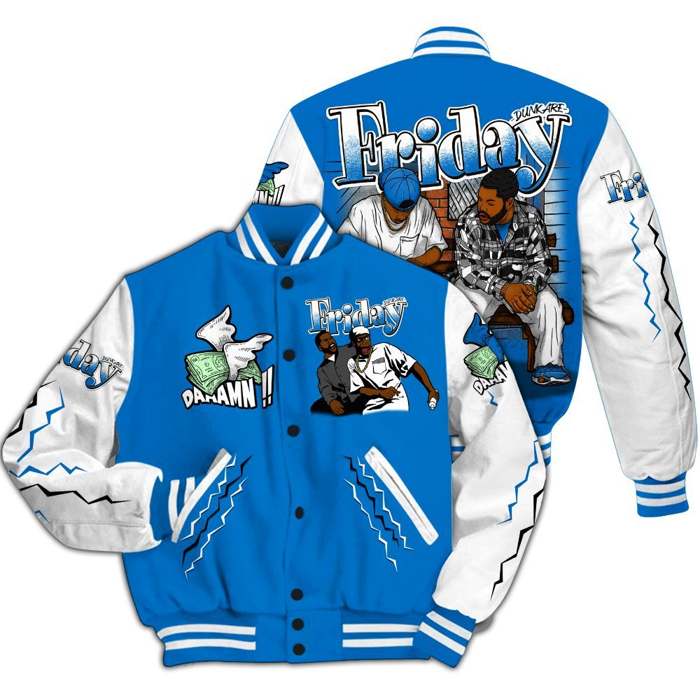 Varsity Jacket To Match Blueberry 12s - Friday Movie 90s TV All Over Print