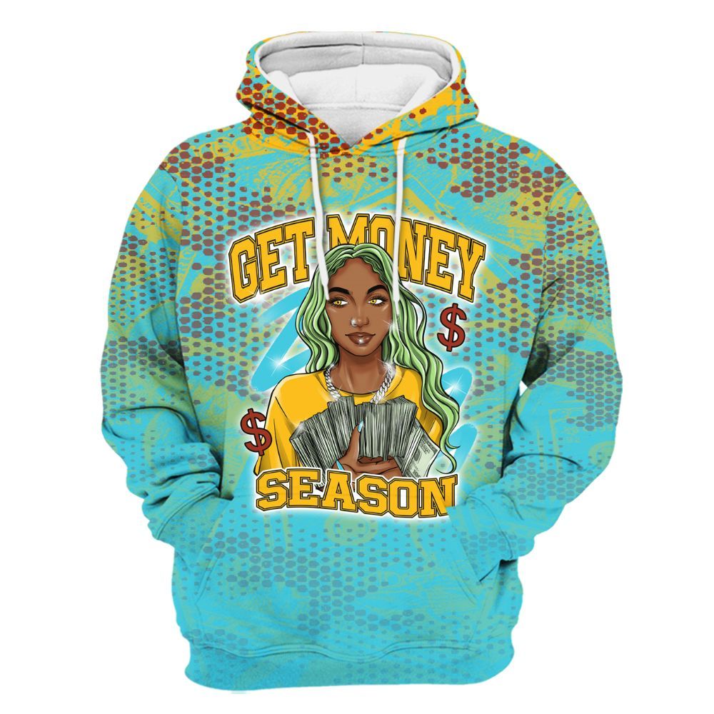 Hoodie To Match SB Dunk Di'Orr Greenwood - Get Moneys Season Banknote All Over Print