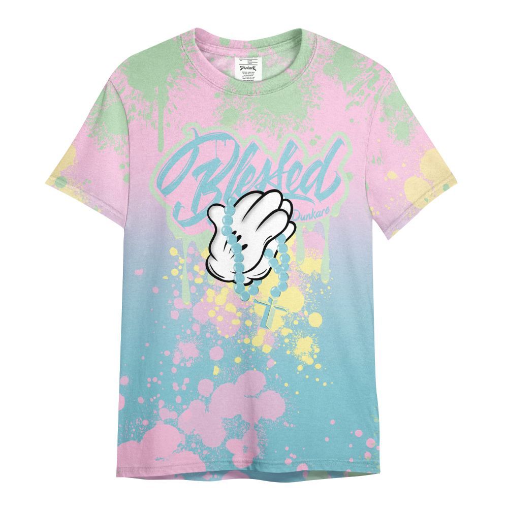 Shirt To Match SB Dunk Low Visty - God Blessed Ink Drip All Over Print