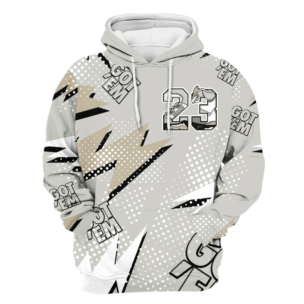 Hoodie To Match RM Canyon Rust 4s - Custom Name Number 23 5s All Over Print