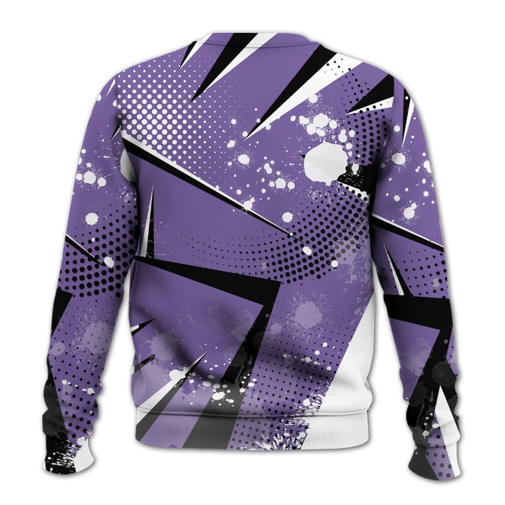 Sweatshirt To Match Dunk Low Black Raspberry - Poly Trust No One Dripping All Over Print
