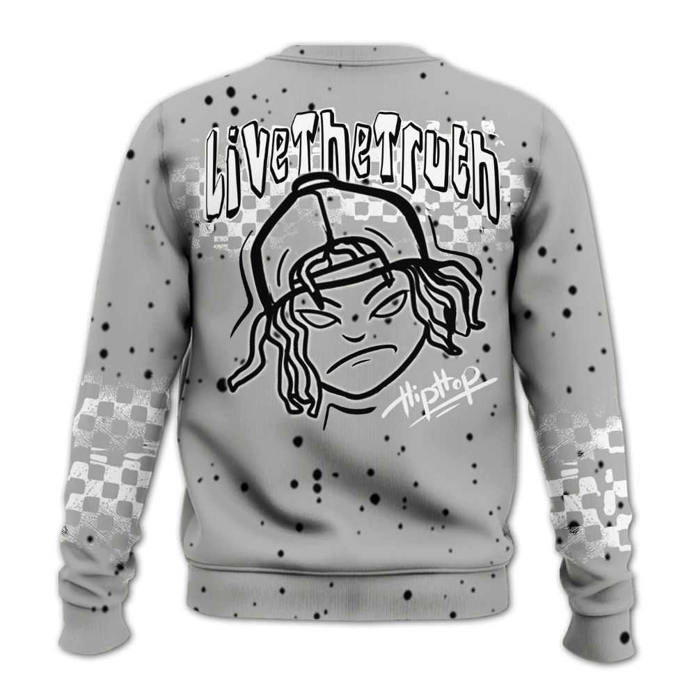 Sweatshirt To Match Retro White Oreo 4s - Feel Life Street Style All Over Print