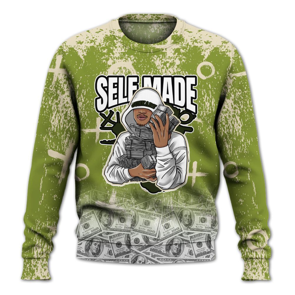 Sweatshirt To Match SB Dunk Low Asparagus - Selfmade Unique Grunge All Over Print