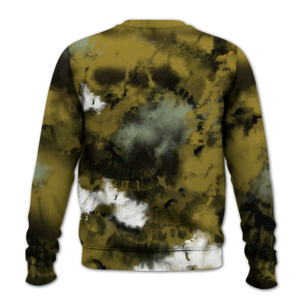 Sweatshirt To Match Air Flightposite Metallic Gold - SNEAKER Girl Money Drip Tie Dye All Over Print
