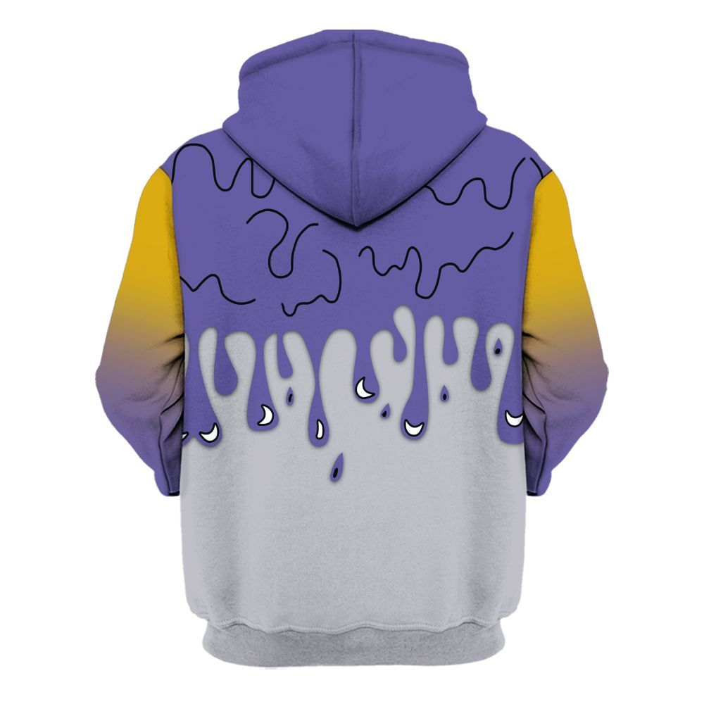 Hoodie To Match Lakeshow 4s - Snake Trust No One Drip All Over Print