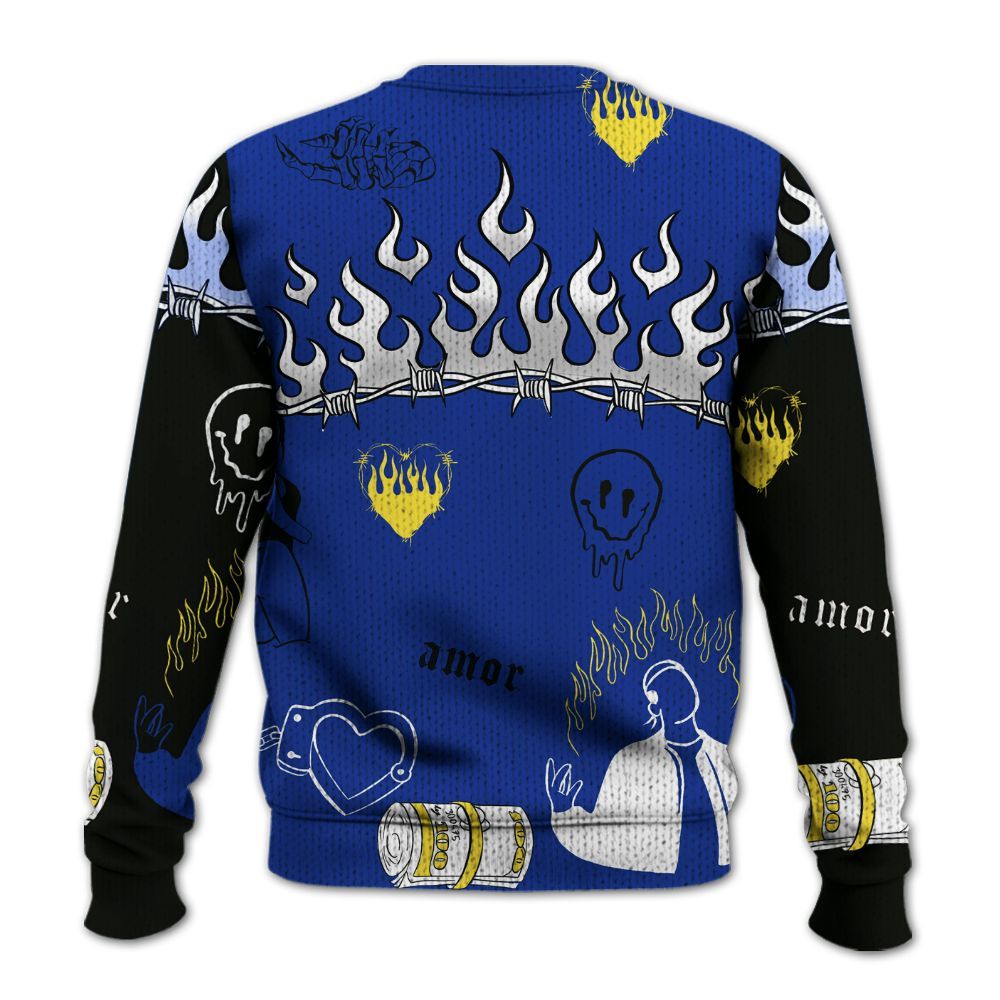 Knitted Sweater To Match Laney 14s - Snake Trust No One