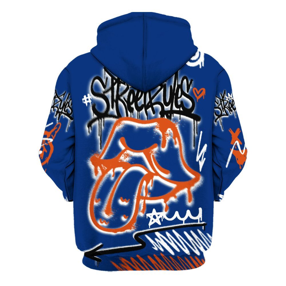 Hoodie To Match Mid Knicks 1s - Break Rules Streetwear All Over Print