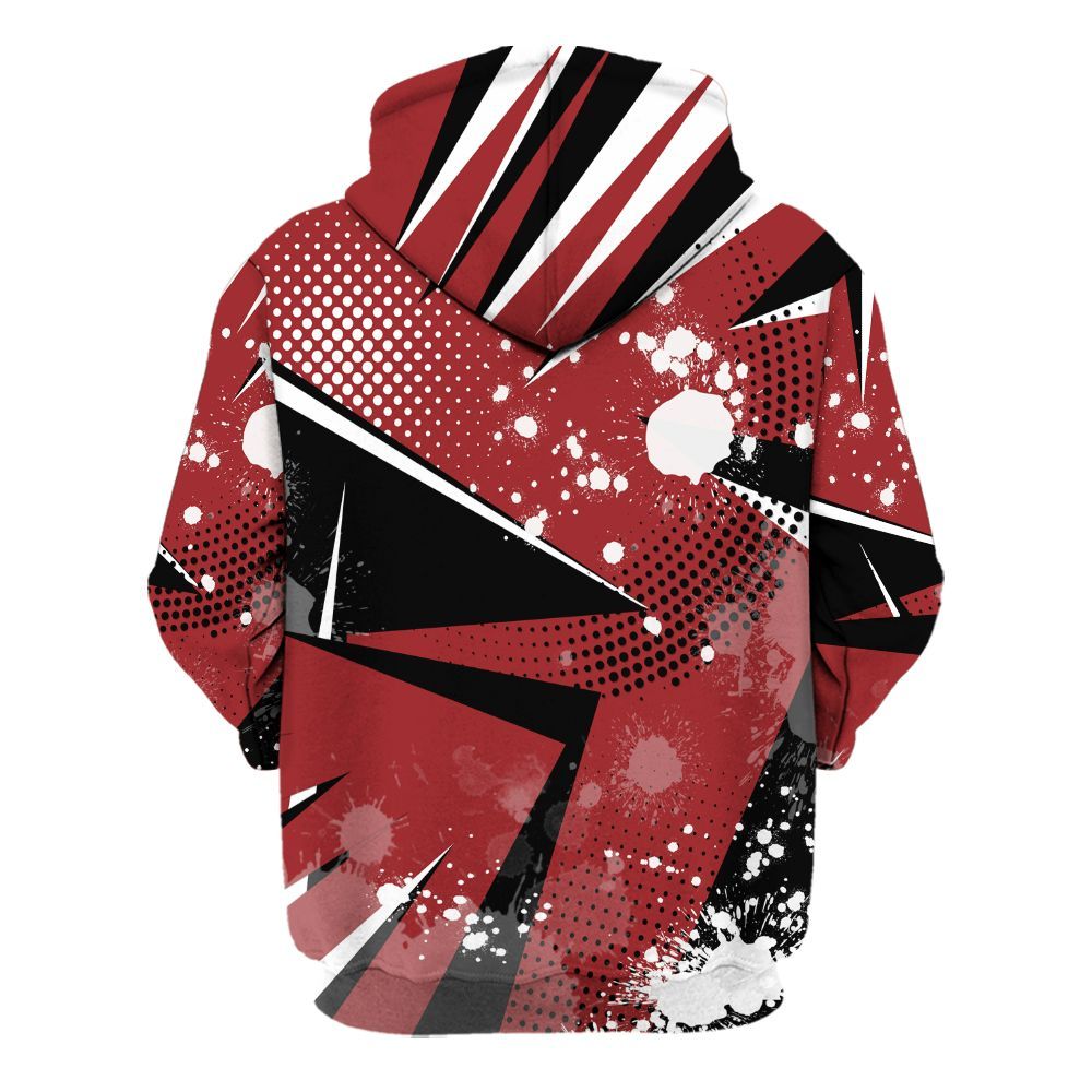 Hoodie To Match Alternate Flu Game 12s - Poly Trust No One Dripping All Over Print