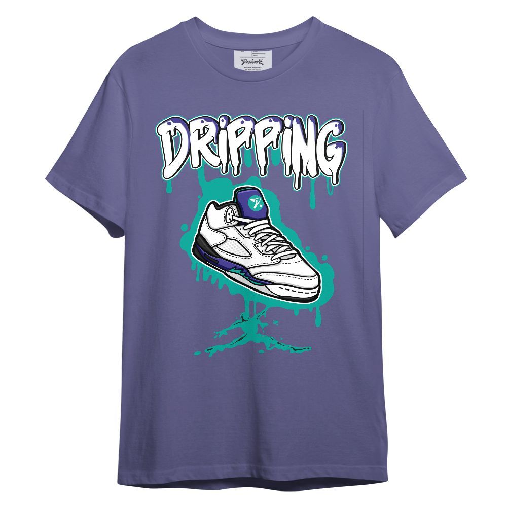 Shirt To Match Retro Grape 5s - Dripping Shoes Graphic