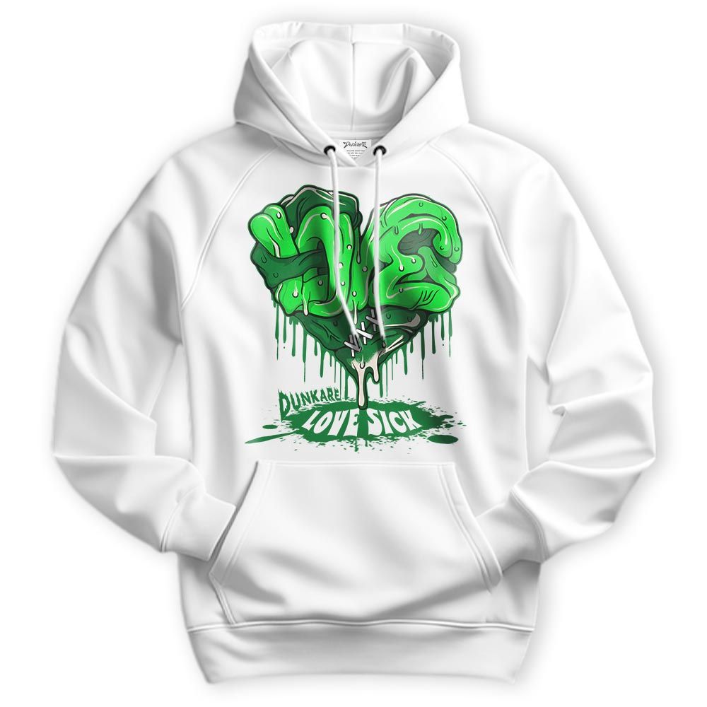 Sweatshirt To Match Hoodie Love Sick, Lucky Green 5s Hoodie To Match Sneaker 2404 PAT