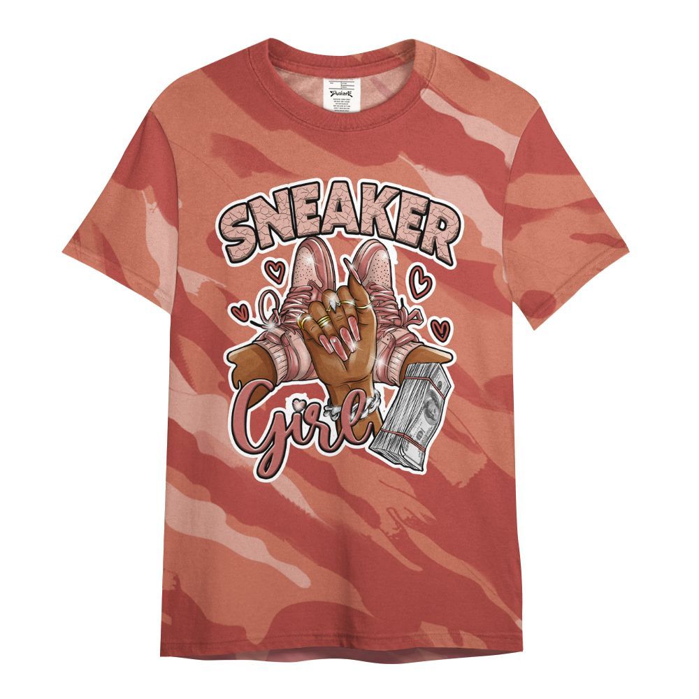 Shirt To Match Dune Red 13s - Sneakerz Girlz Colored All Over Print