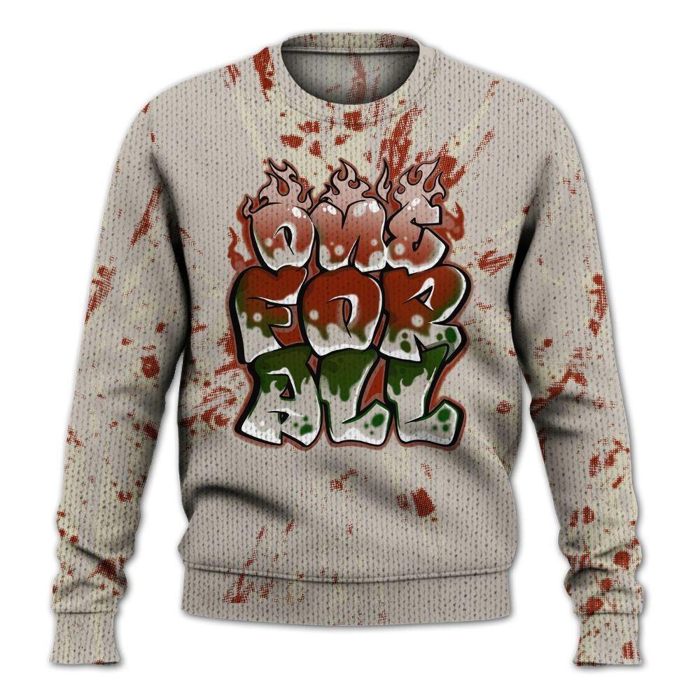 Knitted Sweater To Match El Grito 5s - Ones For All Graphic Luxury
