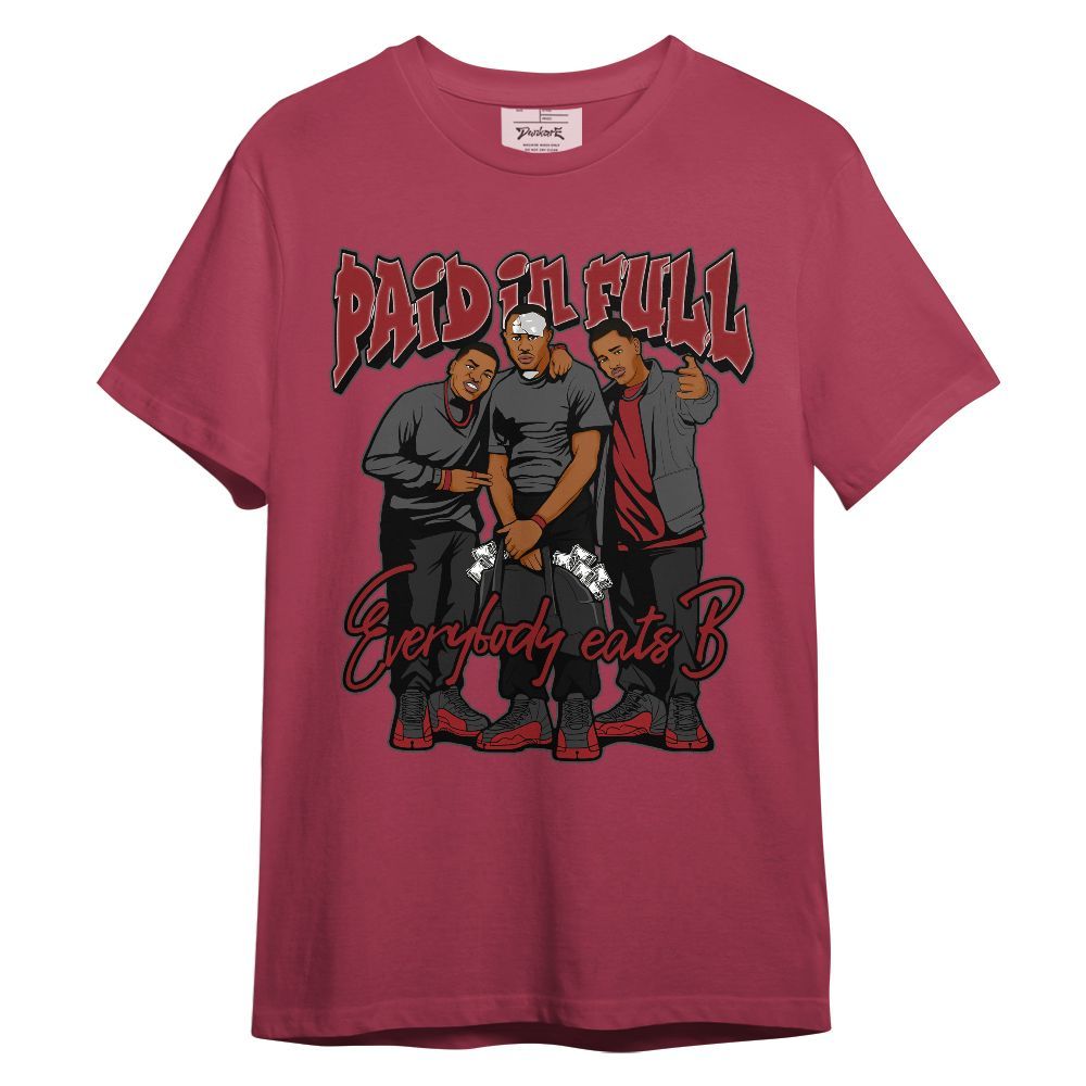 Shirt To Match Alternate Flu Game 12s - Paid In Full Money