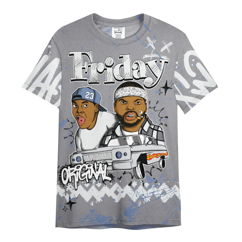 Shirt To Match Low Cement Grey 11s - Friday Sneaker Crayon All Over Print