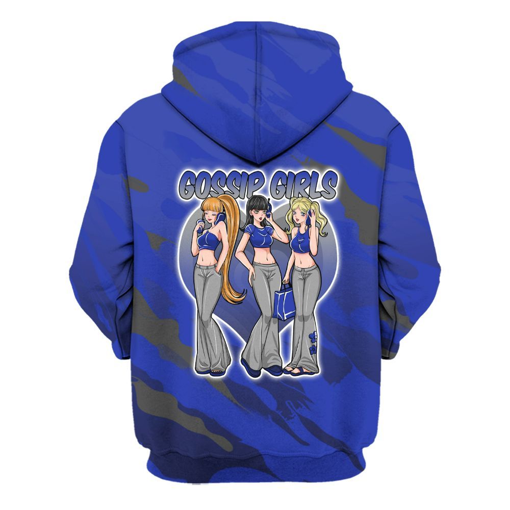 Hoodie To Match Air Max Plus Black Racer Blue - Gossip'Girls All Over Print