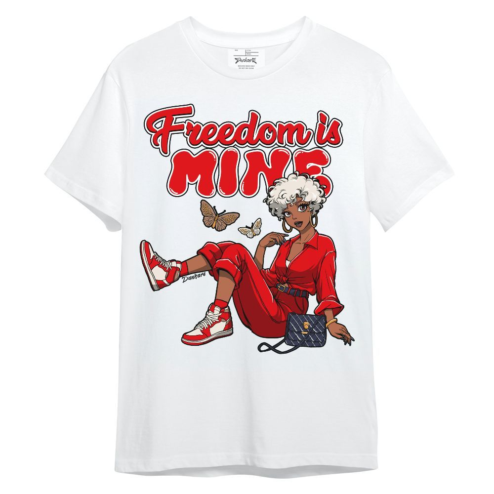Shirt To Match Low OG Howard University 1s, Freedom Is Mine Unisex Shirt