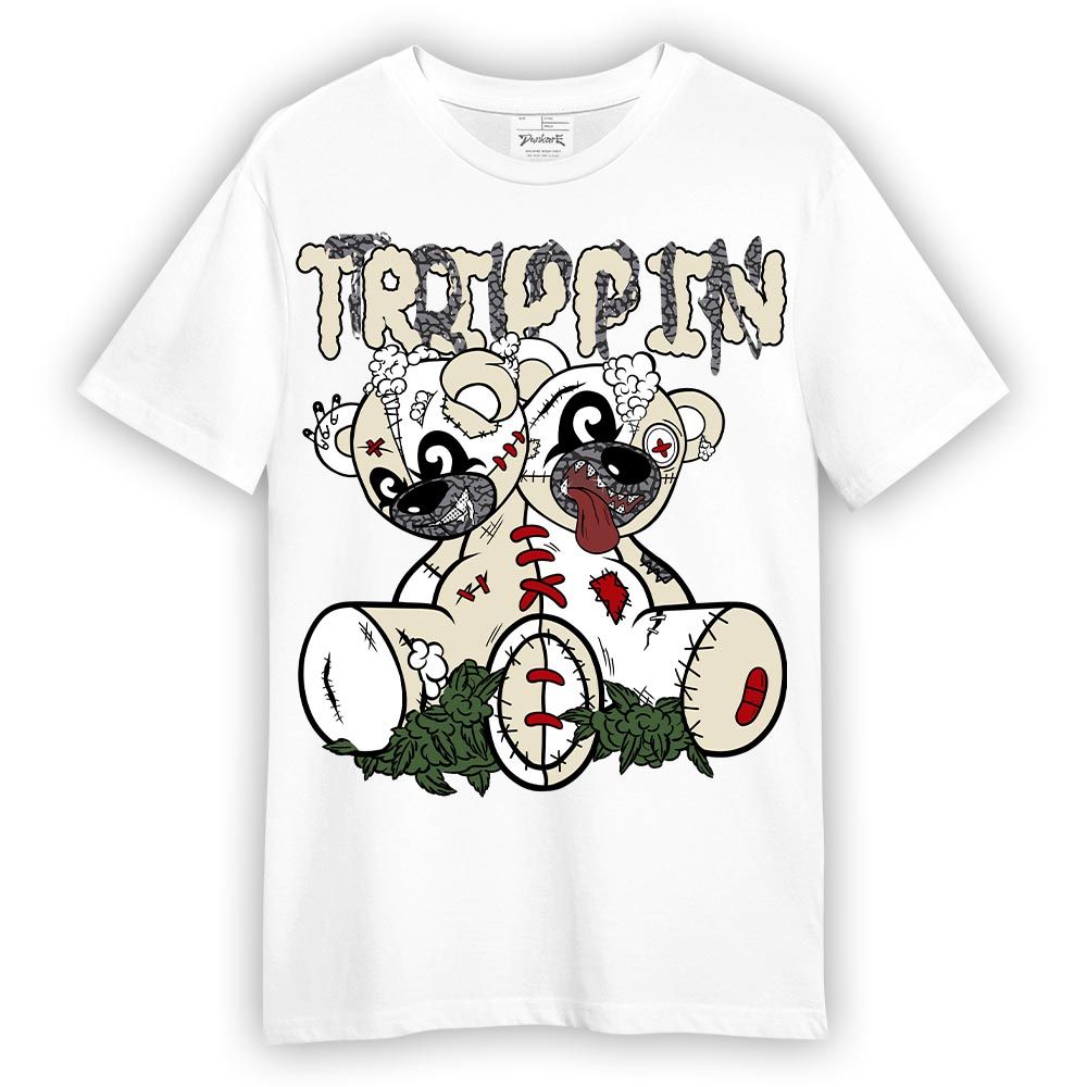Shirt To Match Cement Grey 3s - Trippin Bear Shirt Unisex