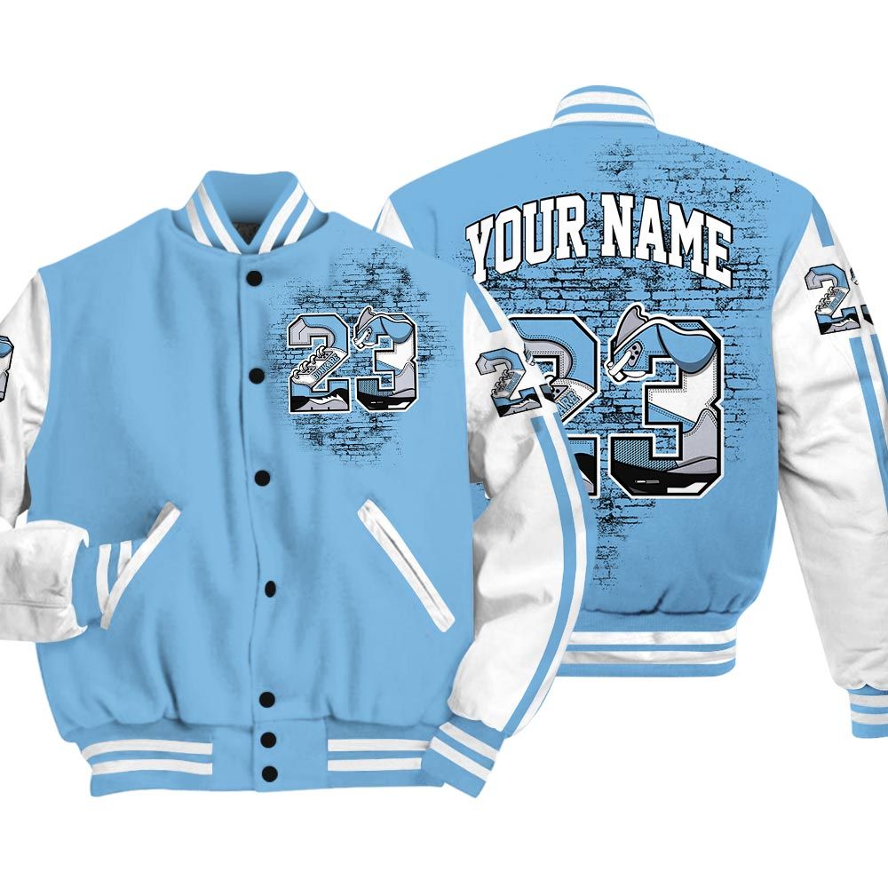 Varsity Jacket To Match Craft Paris 6s - Custom Name Number 23 5s Varsity Jacket Outfit 1305 HDT