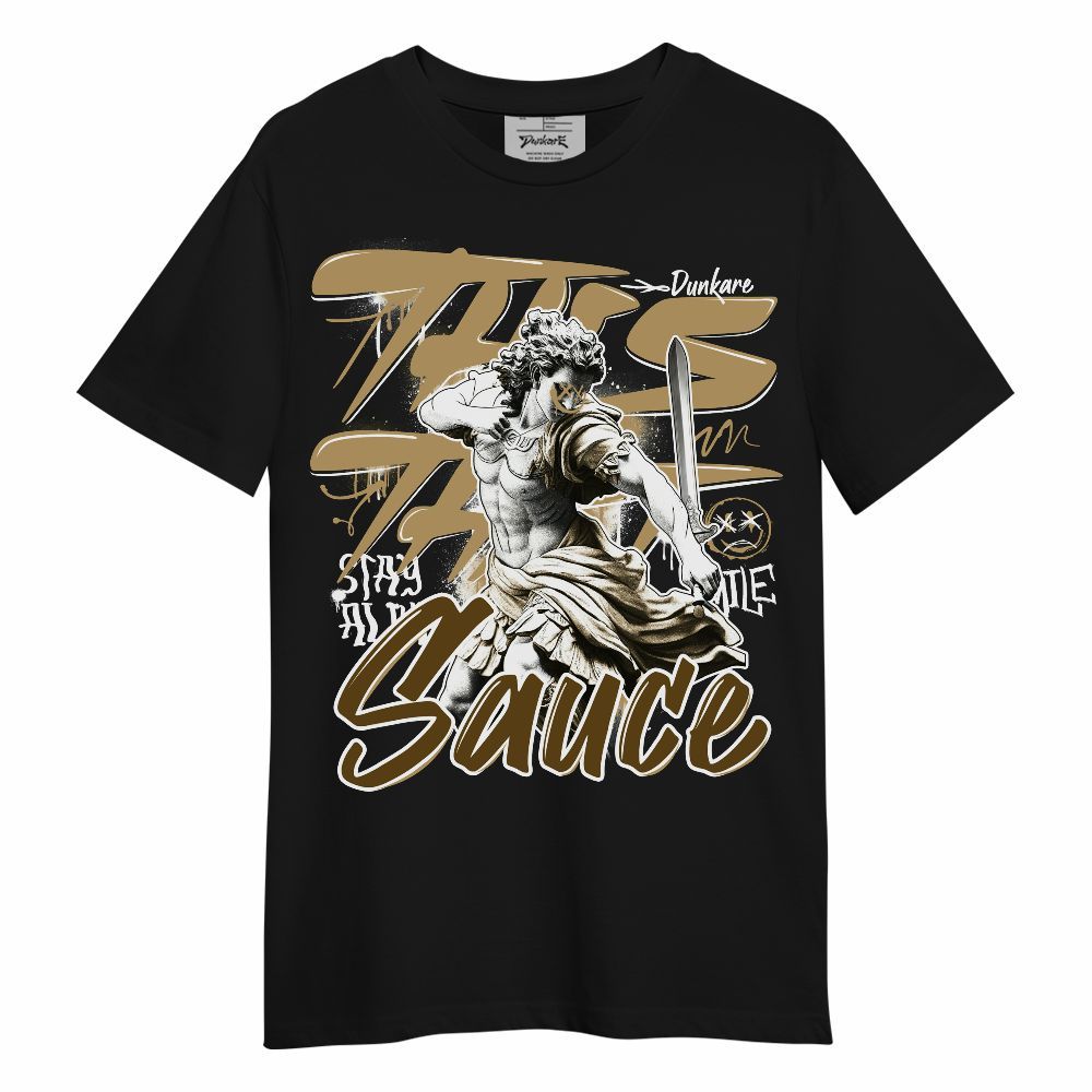 Shirt To Match High OG Black Metallic Gold 1s - This That Sauce Unisex Shirt