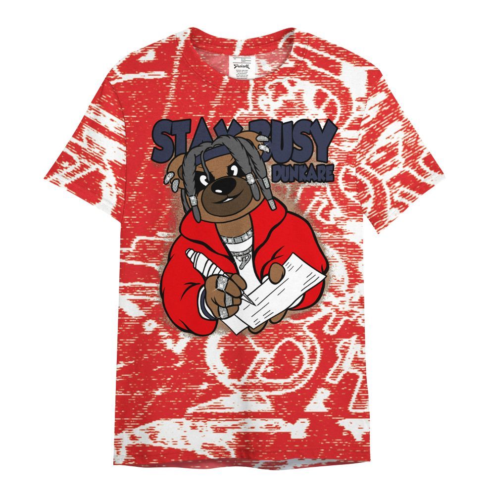 Shirt To Match Low OG Howard Bison 1s - Maintain Activity Bear Avant-Garde All Over Print