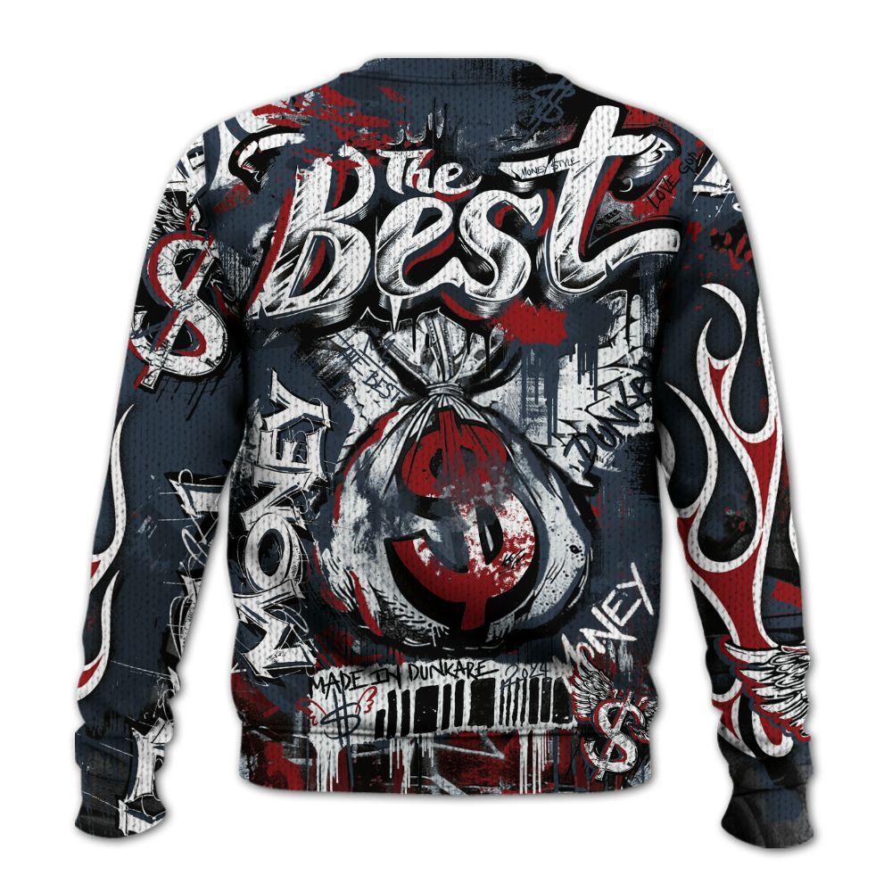 Knitted Sweater To Match Retro Olympic 6s - The Best Money