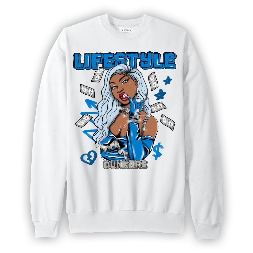 Sweatshirt To match Industrial Blue 4s Sweatshirt - Life Style Unique Graphic