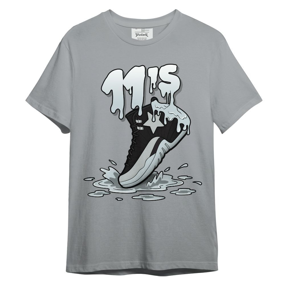 Shirt To Match Black Wolf Grey 12s - JD Sludges Drip Unisex Shirt